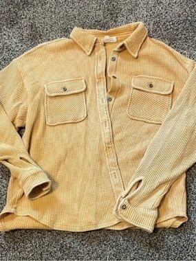 Hippie rose oversized button down